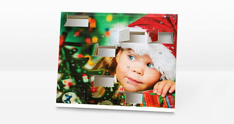 Adventkalender zum selbst Befüllen mit Lieblingsfoto