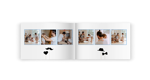Designvorlagen von fotoCharly für den Vatertag - unterschiedliche Stile