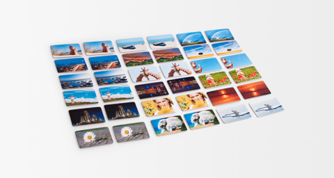 Foto-Memo mit 36 Paaren selbst gestalten
