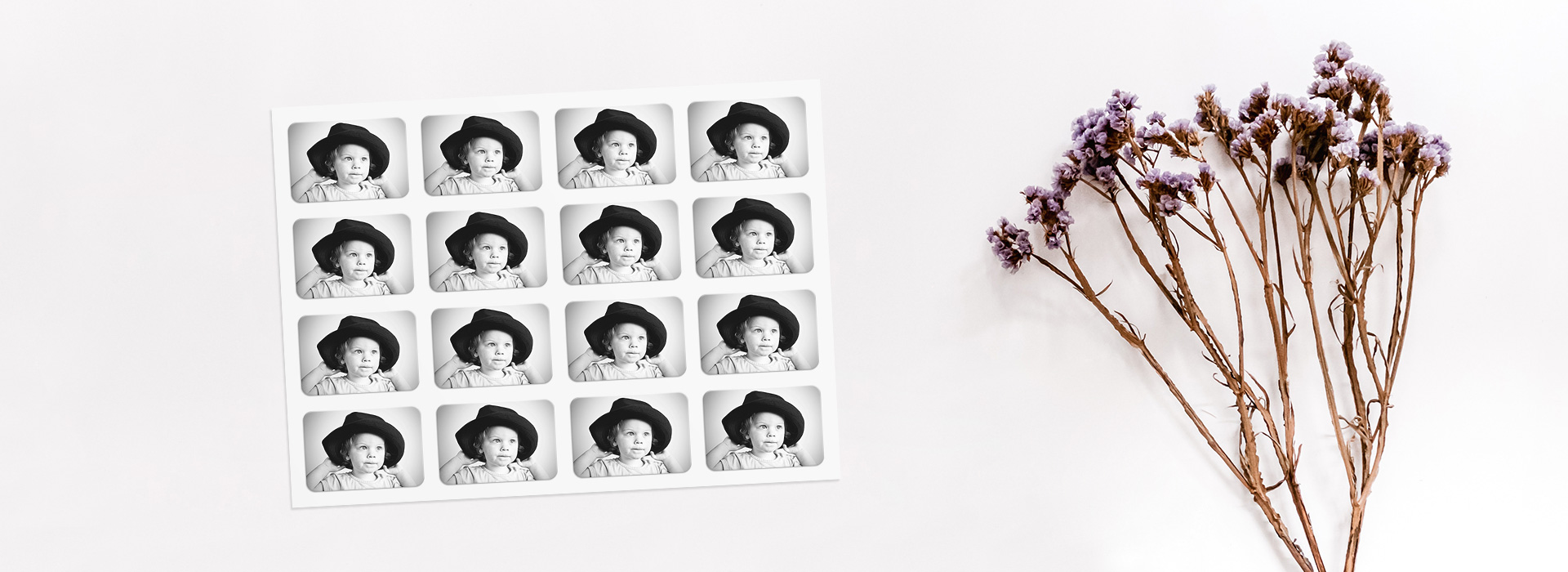 Für Ihr Lieblingsfoto - 16 Foto-Sticker pro Bogen