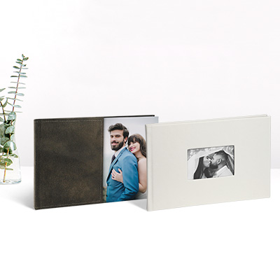 Fotobuch gedruckt auf Bütten-Papier mit Ledereinband