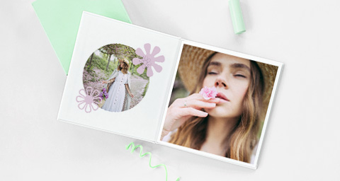 Fotobuch mit Fotocover im Hochformat online gestalten
