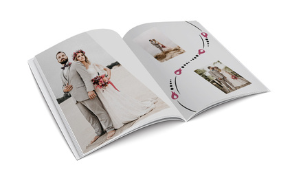 Fotoheft - perfekt als Firmenmagazin oder Hochzeitszeitung