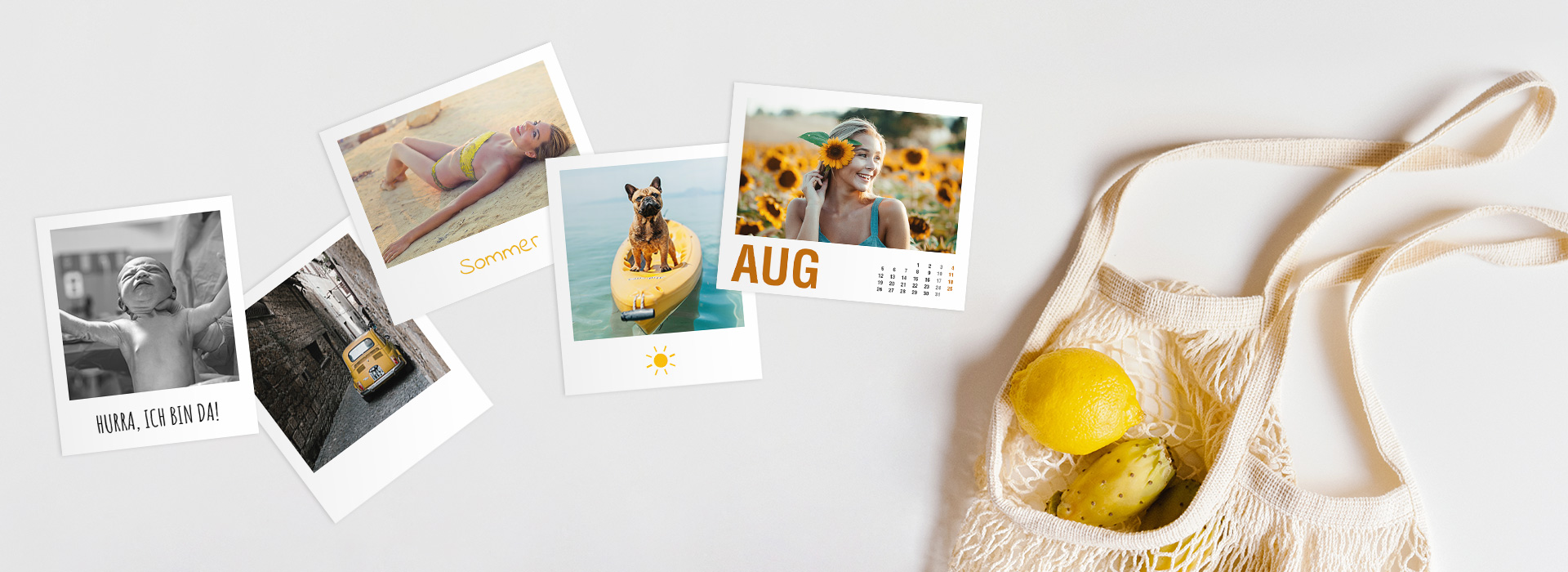 Fotos im Polaroid-Stil bestellen -
ideal für Pinnwand und Scrabooking-Fans