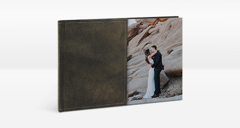 Für die schönsten Hochzeitsfotos - Fotobuch auf
Bütten-Papier mit Ledereinband