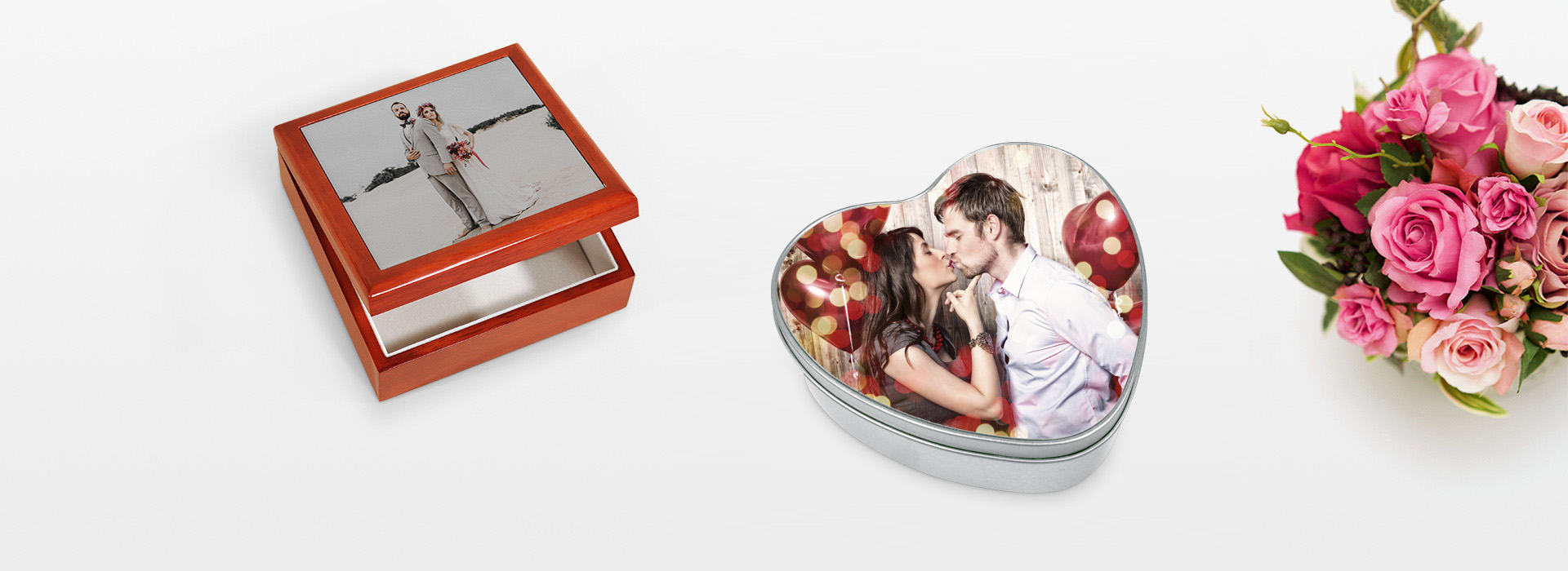 Geschenkkästchen und Herzdose von fotoCharly - individuell
gestaltbar
