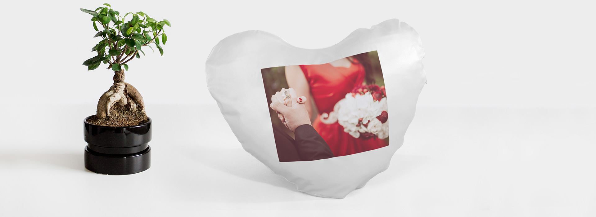 Herzkissen mit Foto selbst gestalten