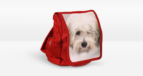 Kinderrucksack rot mit Lieblingsfoto