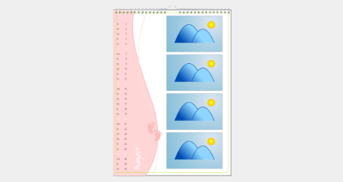 Kostenlose Vorlagen für Ihren Fotokalender 2025 - Baby,
Sternzeichen und mehr