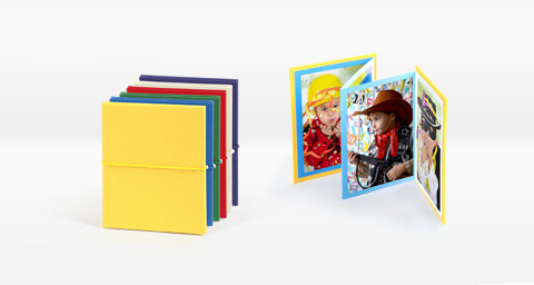 Foto-Leporello mit den lustigsten Kinderzeichnungen