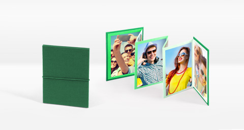 Foto-Leporello mit den schönsten Fotos von Freunden & Co