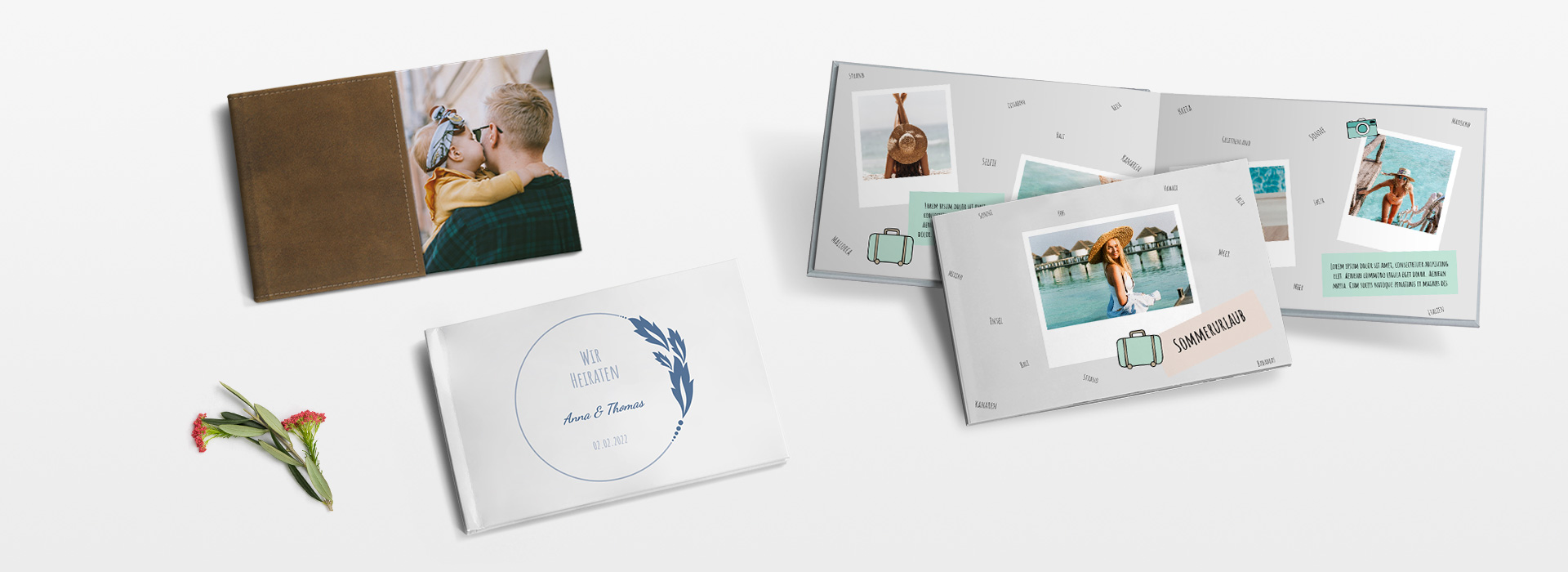 Premium Fotobücher - ausbelichtet auf echtem Fotopapier